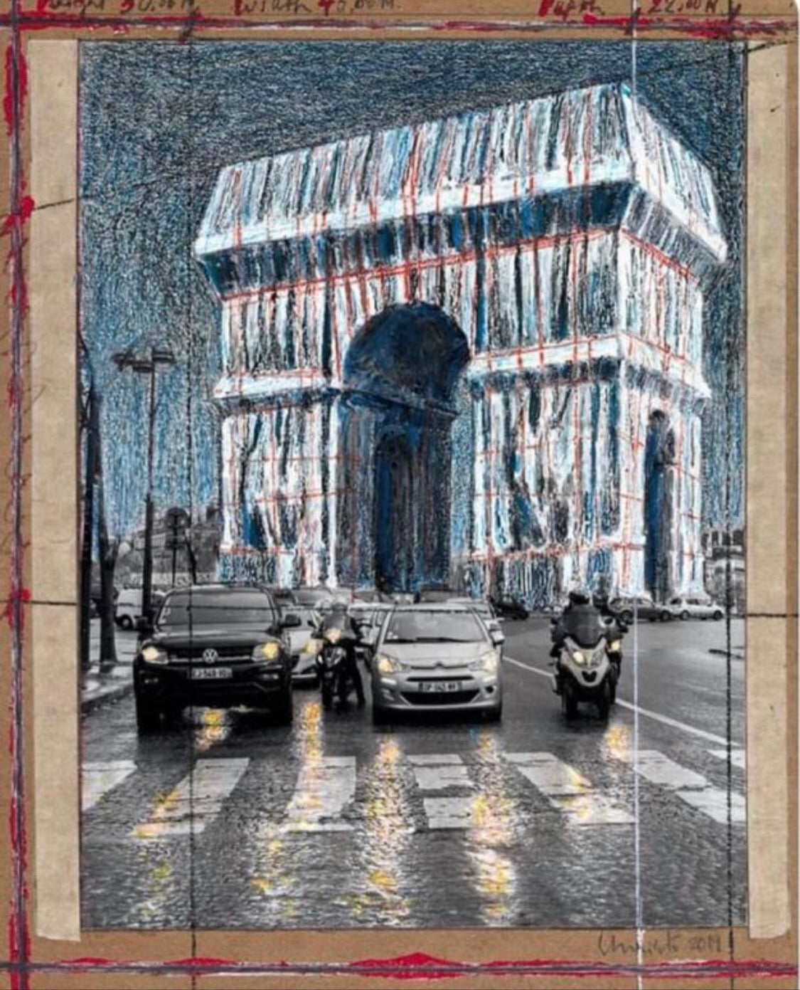 ITS A WRAP - ARTIST CRISTO'S LAST PROJECT REALIZED -THE ARC DE TRIOMPHE
