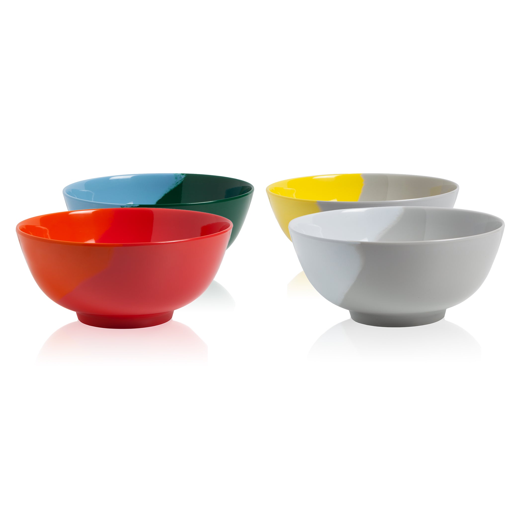 Gift Set 1/2 & 1/2 Melamine Bowl Multi-Color (Set of 4)