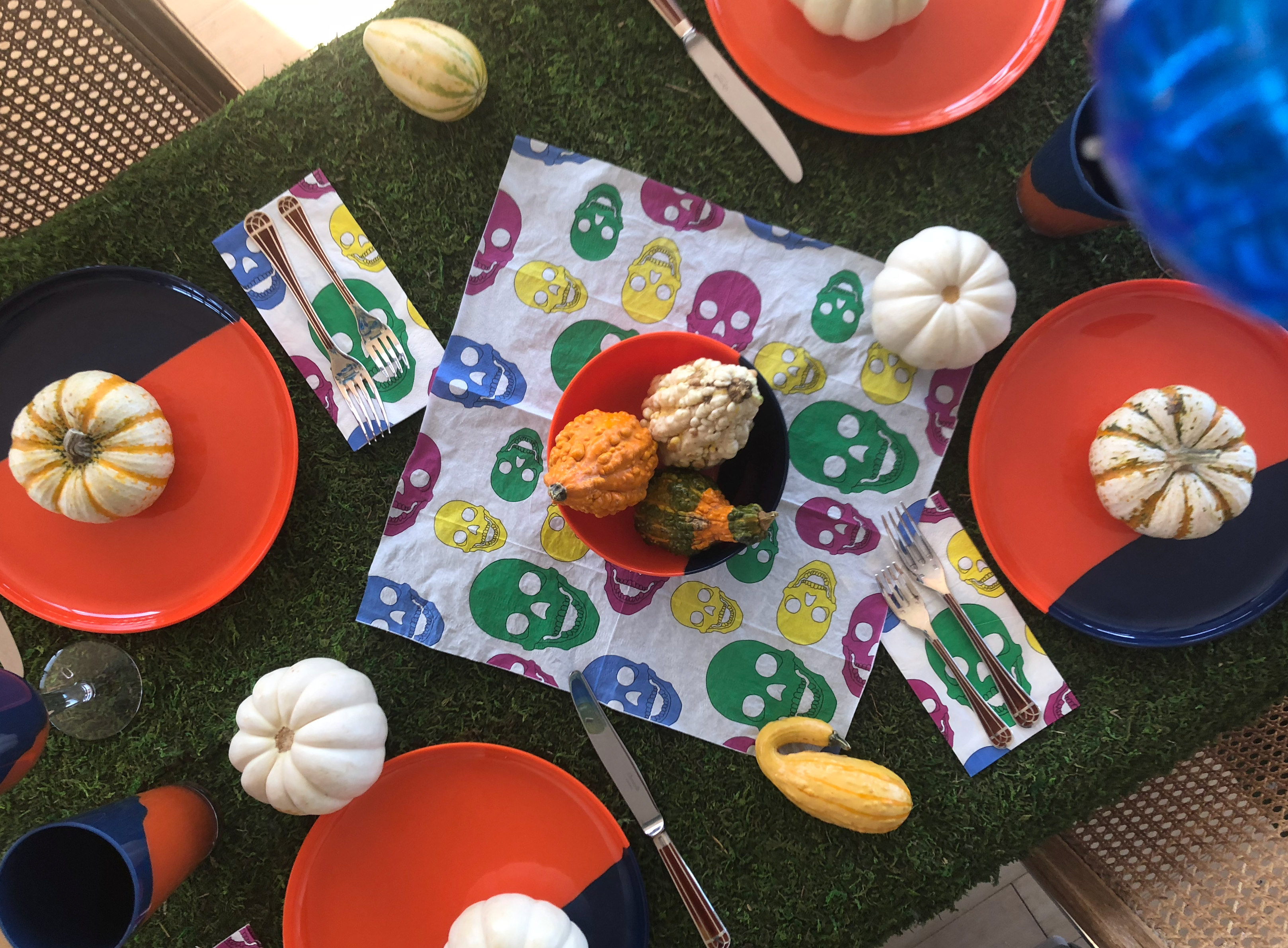 TFC Iconic Skull Multicolored Paper Napkin (Pack of 20)