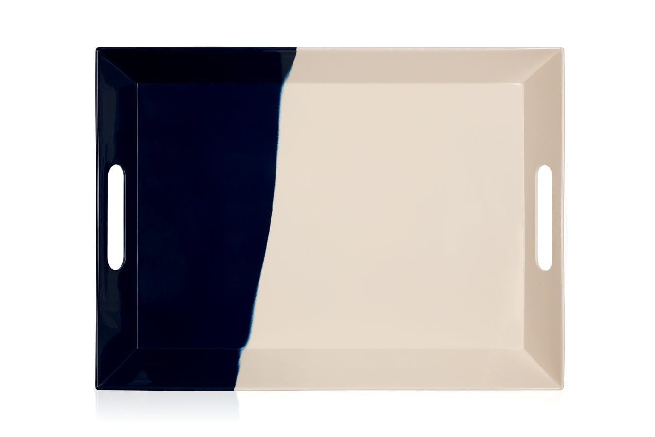 Ivory Navy / Melamine Tray - Image 1 of 7