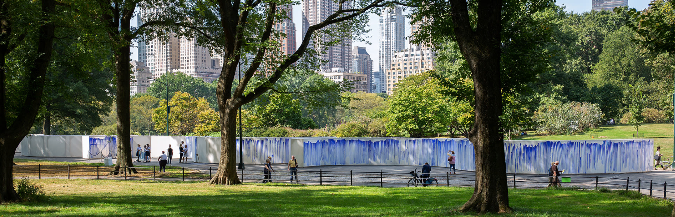 Breathe With Me - Artist Jeppe Hein & Michou Mahtani Take A Breath in Central Park
