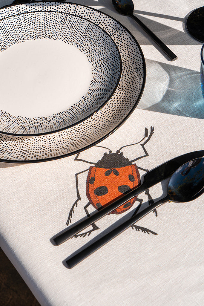 Bug & Butterfly Table Runners 100% Italian Linen