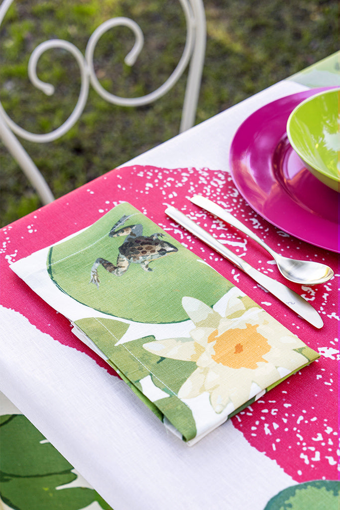 Crocodile Table Runners 100% Italian Linen